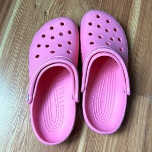 Pink Women’s Crocs. Worn only a handful of times. Purchased from The Croc Store.
